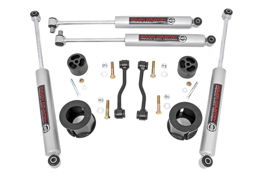 Rough Country 2.5in Suspension Lift Kit w/ N3 Shocks - JT 2020-2023