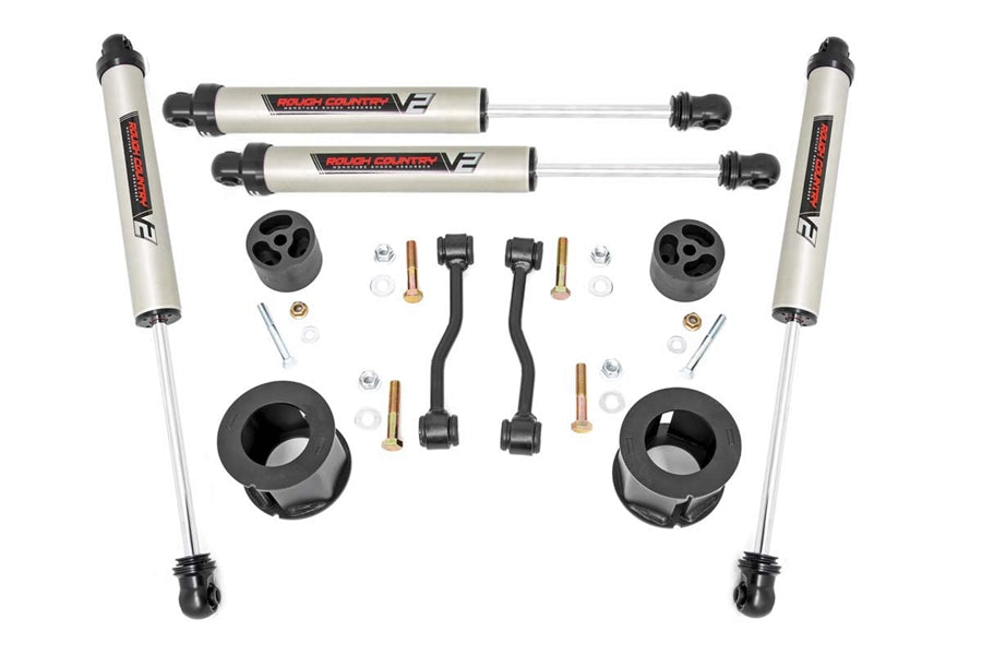 Rough Country 2.5in Suspension Lift Kit w/ V2 Shocks - JT