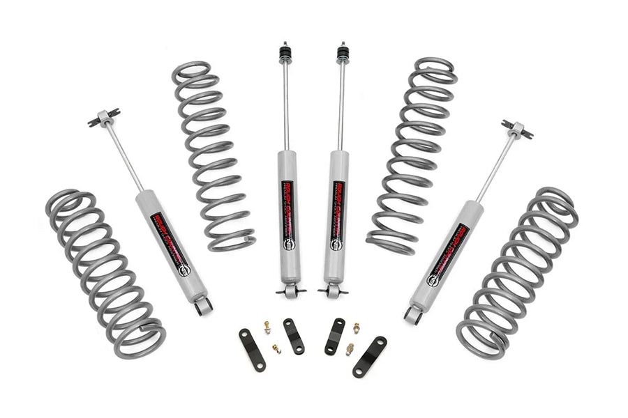 Rough Country 2.5in Suspension Lift Kit w/ Premium N3 Shocks JK 4Dr
