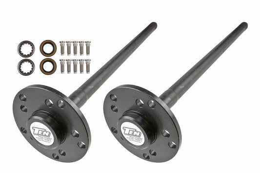 Ten Factory Rear Performance Axle Kit, Dana 35, Pair - 30 spline for aftermarket carrier - TJ