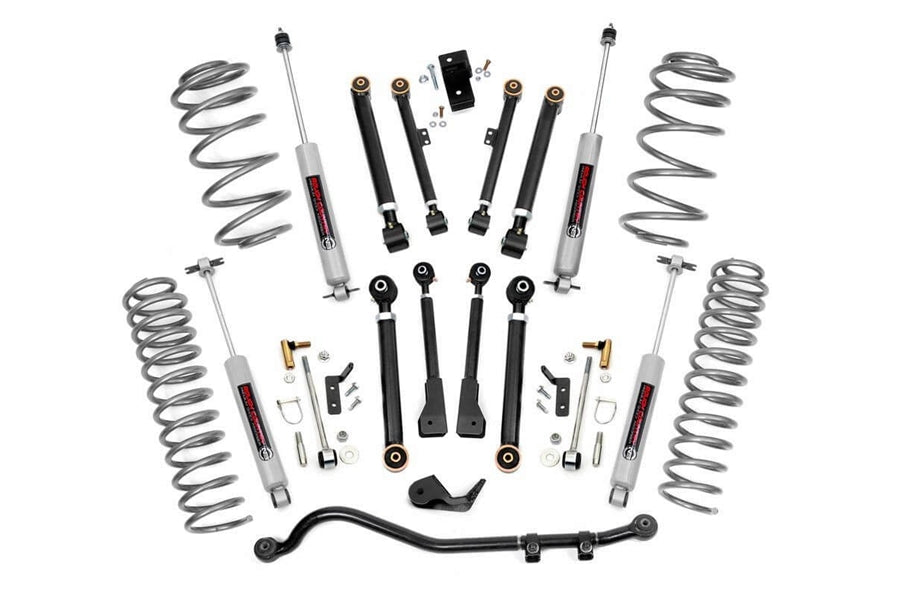 Rough Country 2.5in X-Series Suspension Lift Kit w/ N3 Shocks TJ/LJ 4cyl