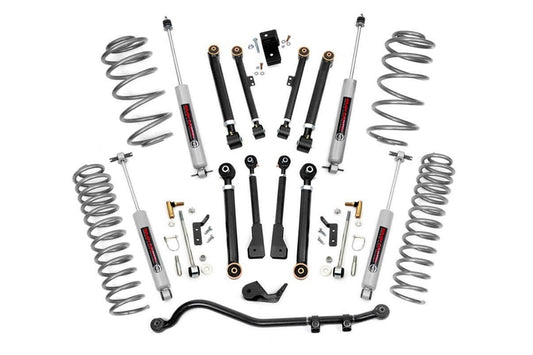 Rough Country 2.5in X-Series Suspension Lift Kit w/ N3 Shocks TJ/LJ 4cyl