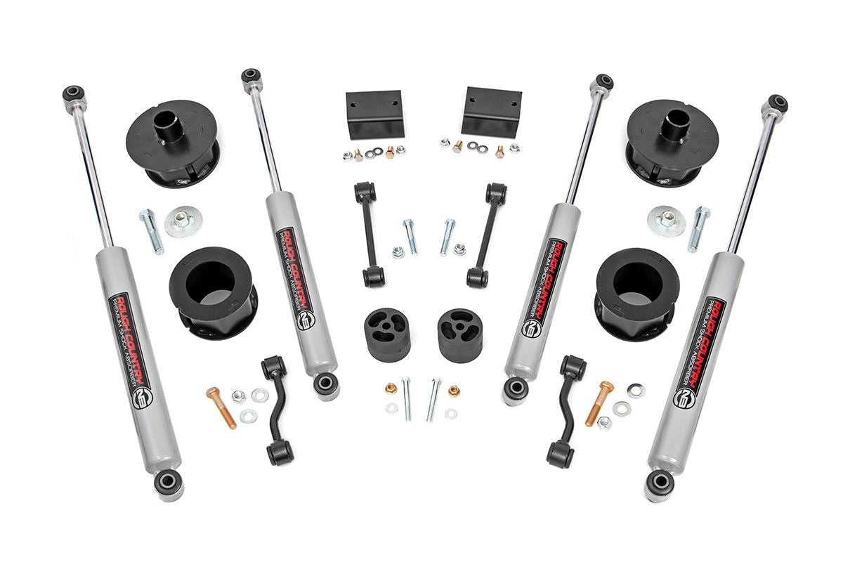 Rough Country 2.5in Suspension Lift Kit w/Premium N3 Shocks JL